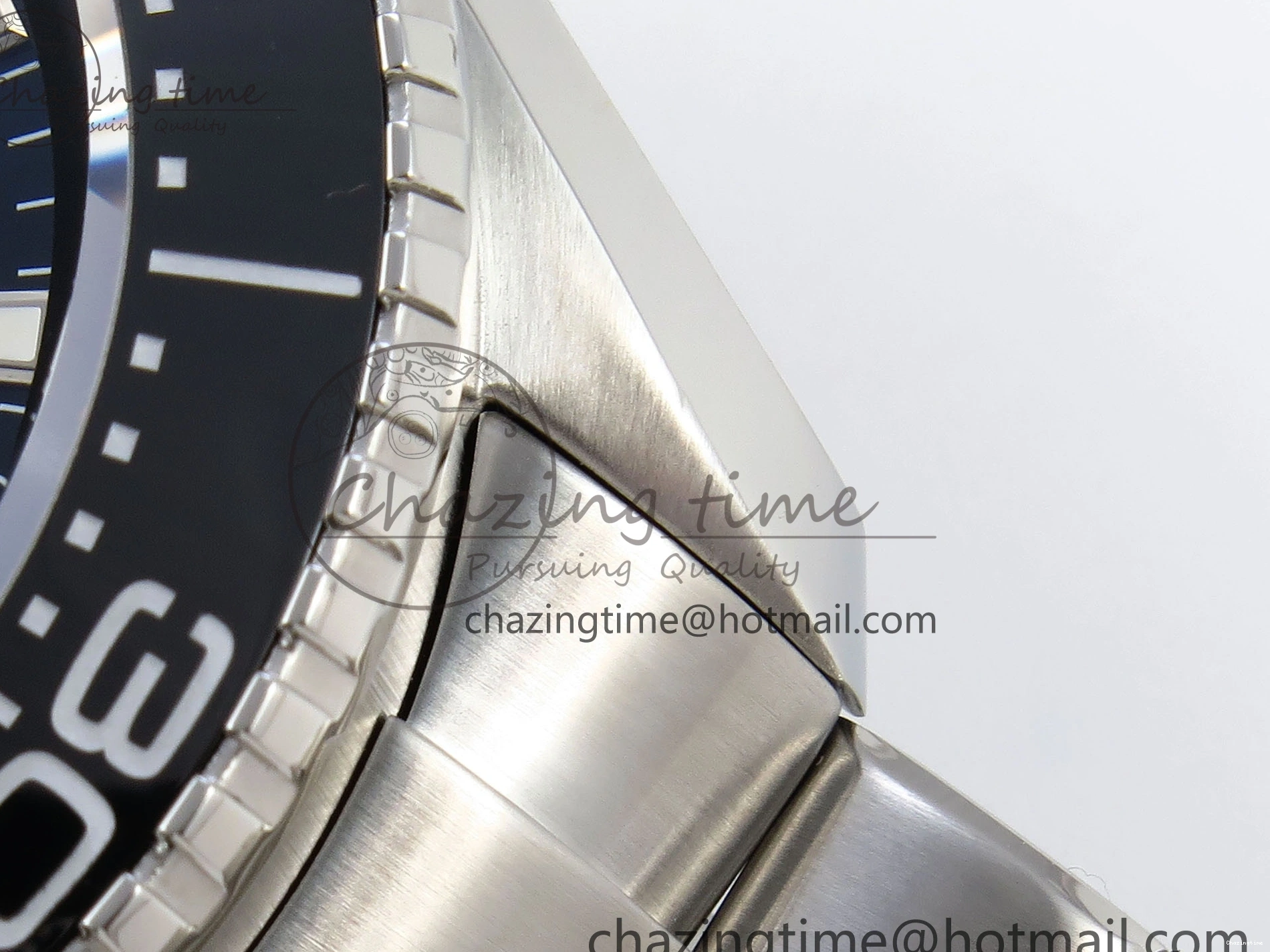 1229 EasyCare SEAMASTER PLANET OCEAN 6000M ULTRA DEEP 45.5MM SS TF 1:1 BEST EDITION BLUE DIAL BLACK BEZEL ON SS BRACELET A 7760